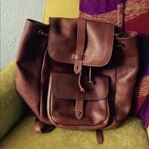 Madewell leather backpack